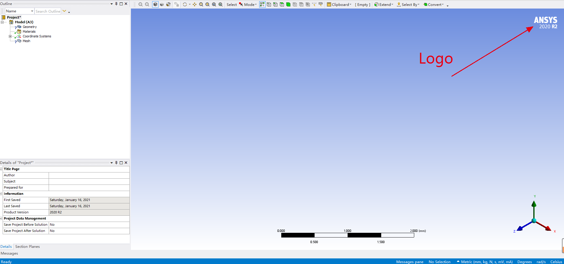 Ansys Workbench怎么关闭Logo显示